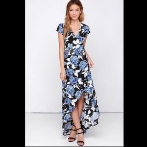 Faithful floral print maxi dress